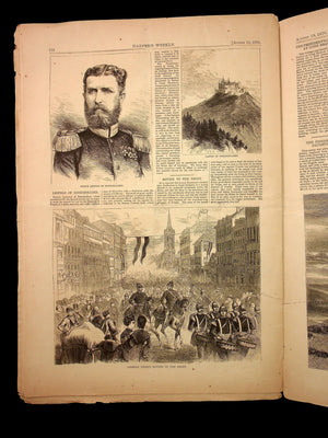 Harper's Weekly (Original 1800s Magazine) - August 13th, 1870 - Reconstruction Era