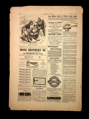 Harper's Weekly (Original 1800s Magazine) - August 13th, 1870 - Reconstruction Era