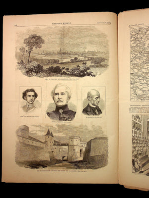 Harper's Weekly (Original 1800s Magazine) - August 27th, 1870 - Reconstruction Era