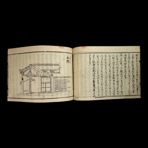 Architectural Templates for Shrines - 1867 - Edo Japan