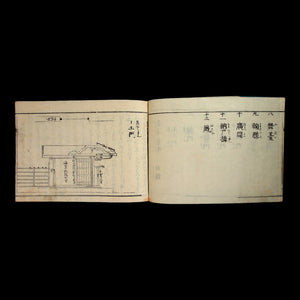 Architectural Templates for Samurai Houses - 1867 - Edo Japan