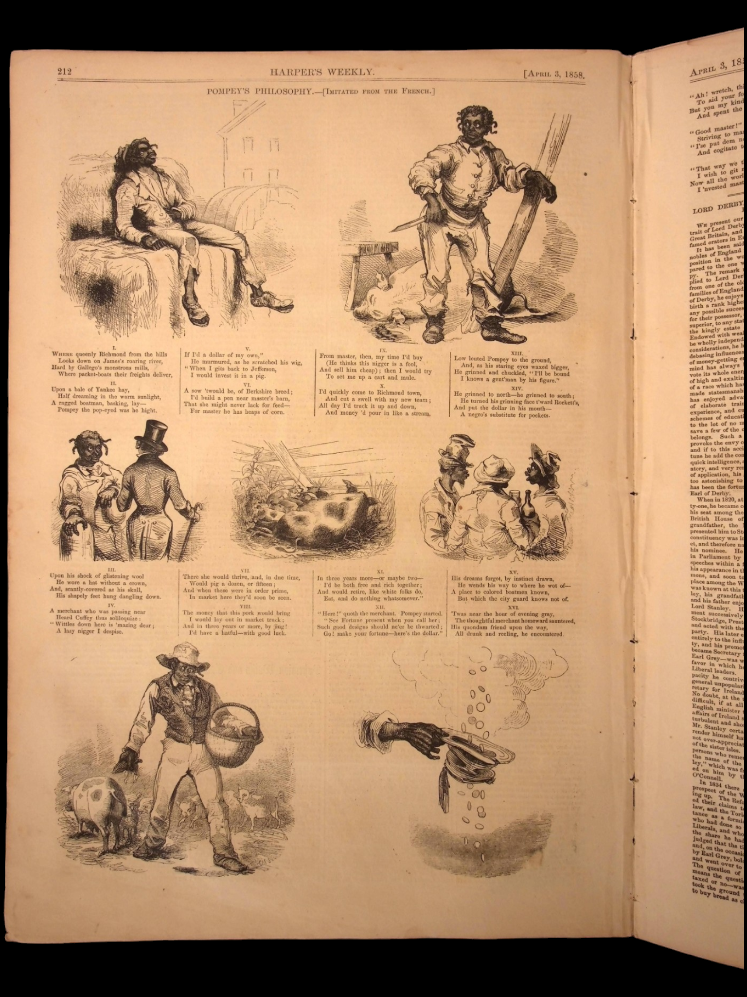 Harper's Weekly (From Bound Archival Volume) — Apr. 3rd, 1858