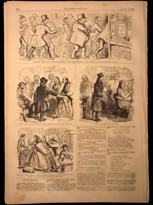 Harper's Weekly (From Bound Archival Volume) — Apr. 3rd, 1858