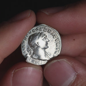 Rome, Emperor Trajan, Denarius, Spes (Goddess of Hope) - 103 to 111 CE - Roman Empire