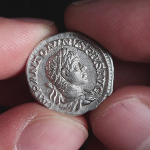 Rome, Emperor Elagabalus, Denarius, Liberalitas Reverse - 218 to 222 CE - Roman Empire